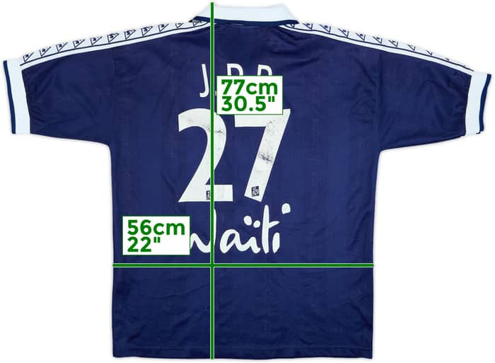 1996-97 Bordeaux Home Shirt J.P.P #27 - 7/10 - (XL)