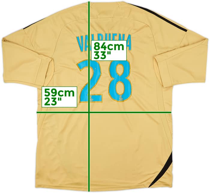 2008-09 Olympique Marseille Third Shirt Valbuena #28 - 5/10 - (XL)