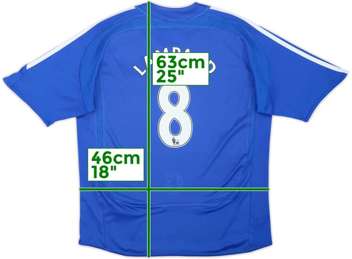 2006-08 Chelsea Home Shirt Lampard #8 - 6/10 - (7-8 Years)