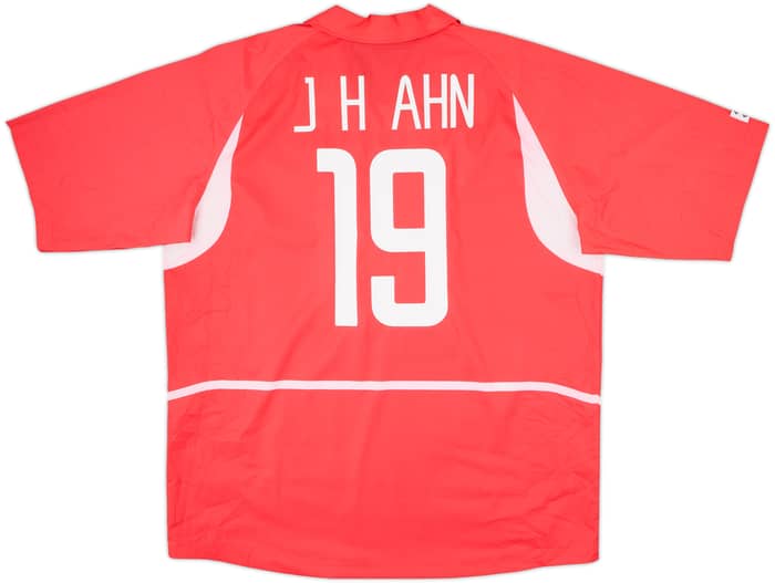2002-03 South Korea Home Shirt J.H.Ahn #19 - 9/10 - (XXL)