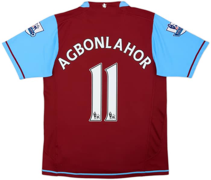 2007-08 Aston Villa Home Shirt Agbonlahor #11 - 8/10 - (S)