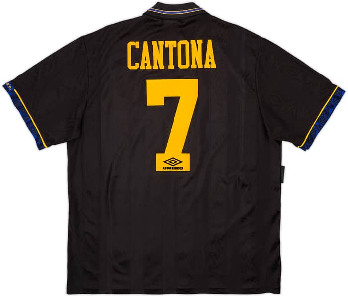 1993-95 Manchester United Away Shirt Cantona #7 - 6/10 - (XL)