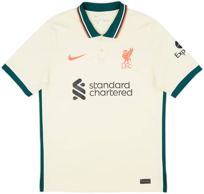 2021-22 Liverpool Away Shirt Virgil #4 - 8/10 - (M)
