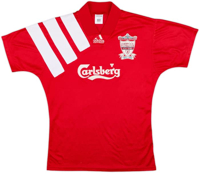 1992-93 Liverpool Centenary Home Shirt - 5/10 - (XS)