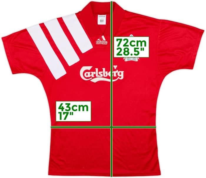 1992-93 Liverpool Centenary Home Shirt - 5/10 - (XS)