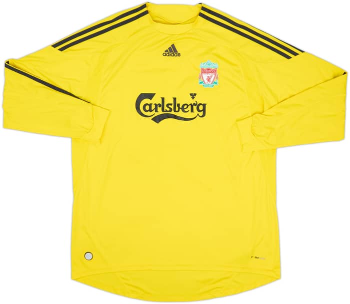 Camiseta de portero del Liverpool 2009-10 Reina #25 - 8/10 - (XL)