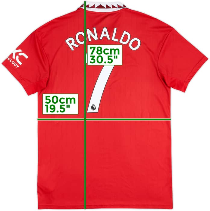 2022-23 Manchester United Home Shirt Ronaldo #7 - 10/10 - (M)
