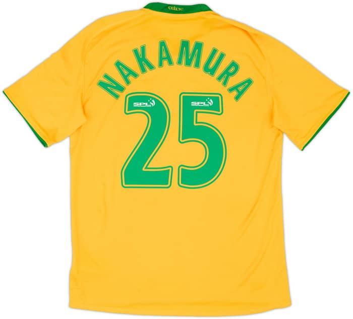 2008-09 Celtic Away Shirt Nakamura #25 - 5/10 - (M)