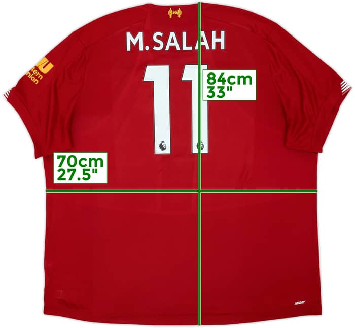 2019-20 Liverpool Home Shirt M.Salah #11 - 5/10 - (3XL)