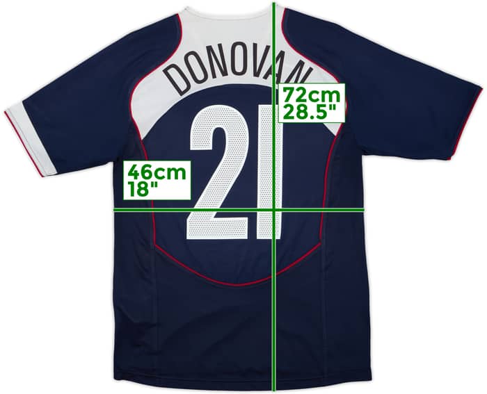 2004-06 USA Away Shirt Donovan #21 - 8/10 - (S)