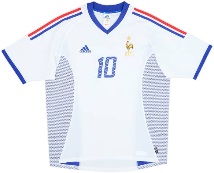 2002-04 France Away Shirt Zidane #10 - 6/10 - (L)