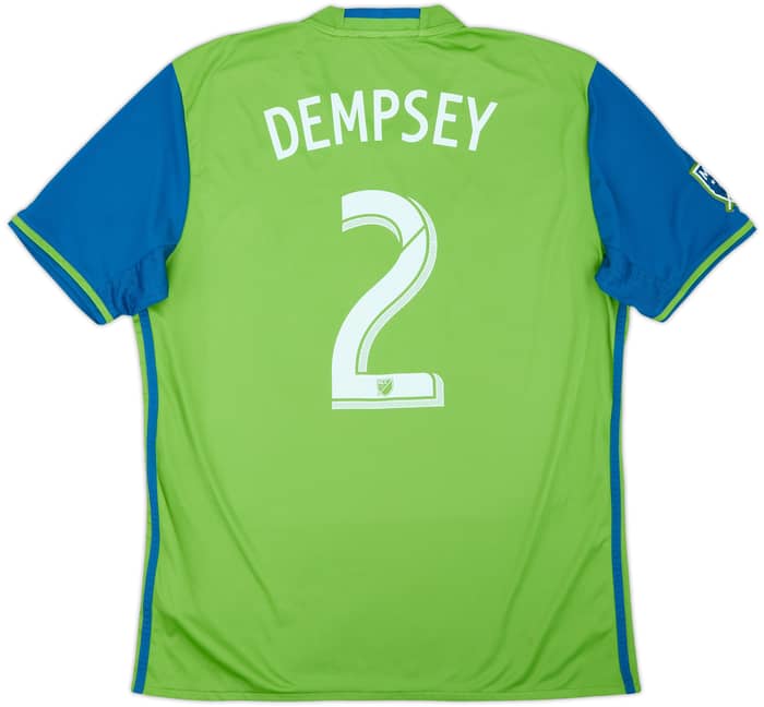 2016 Seattle Sounders Home Shirt Dempsey #2 - 6/10 - (L)