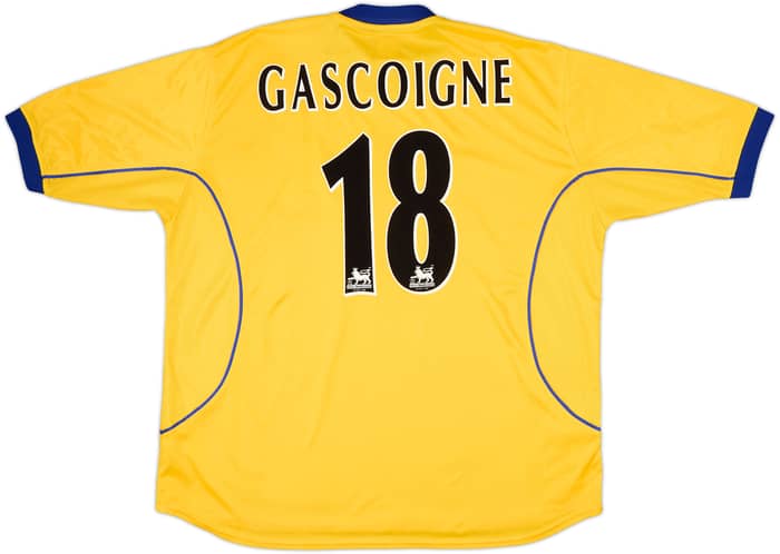2000-01 Everton Away Shirt Gascoigne #18 - 7/10 - (XXL)