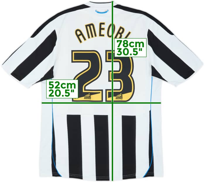 Camiseta de local del Newcastle 2009-10 Ameobi #23 - 5/10 - (M)