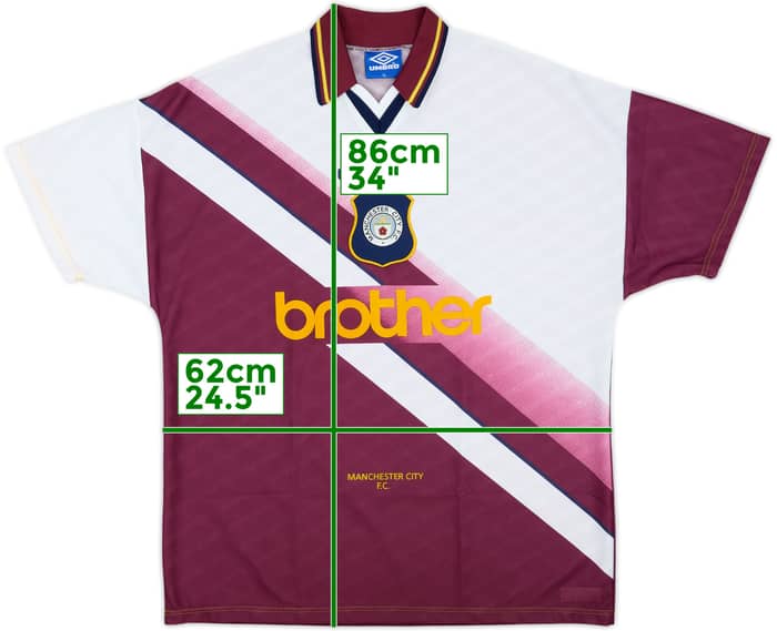 1996-97 Manchester City Away Shirt - 10/10 - (XL)