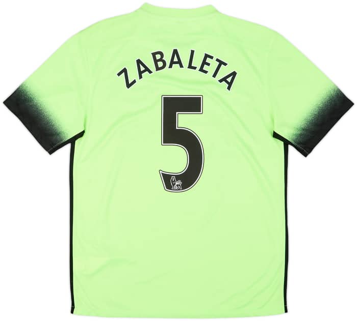 2015-16 Manchester City Third Shirt Zabaleta #5 - 5/10 - (M)