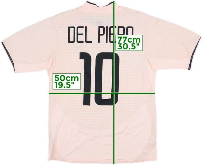 2003-04 Juventus Away Shirt Del Piero #10 - 8/10 - (M)