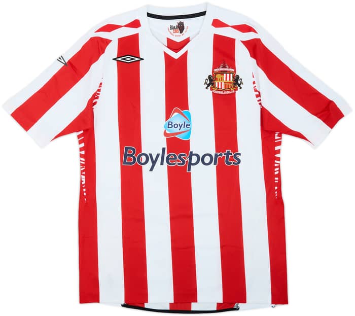 2007-08 Sunderland Home Shirt Yorke #19 - 8/10 - (M)