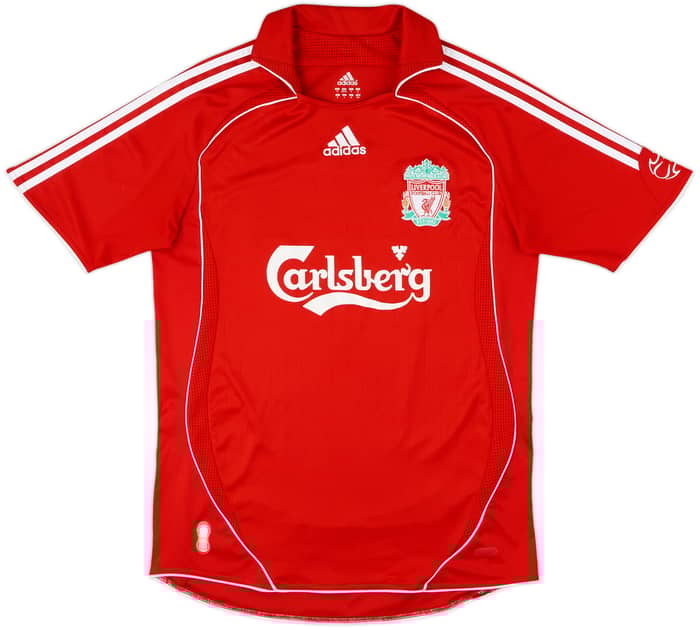 2006-08 Liverpool Home Shirt Alonso #14 - 6/10 - (S)