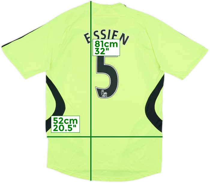 2007-08 Chelsea Away Shirt Essien #5 - 6/10 - (M)