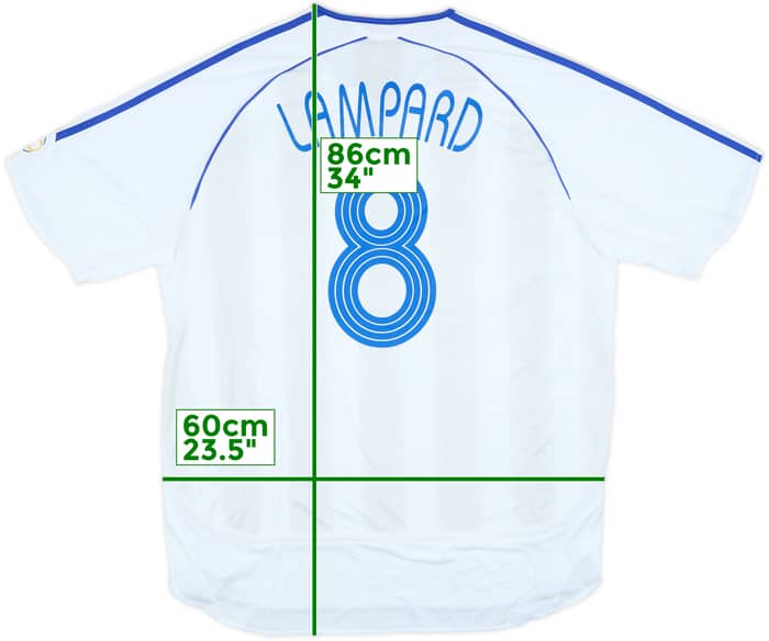 2006-07 Chelsea Away Shirt Lampard #8 - 8/10 - (XL)