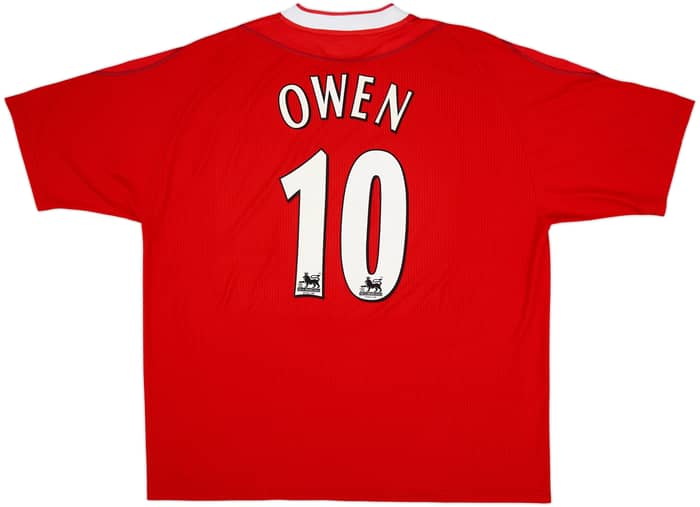 2002-04 Liverpool Home Shirt Owen #10 - 9/10 - (XXL)