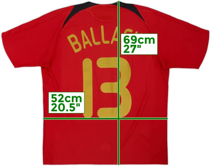 2008-09 Germany Away Shirt Ballack #13 - 8/10 - (XL.Boys)