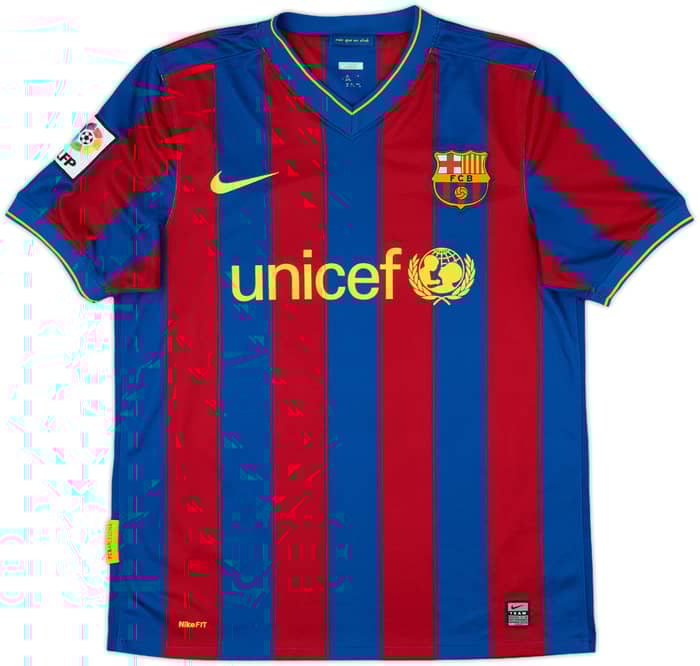 2009-10 Barcelona Home Shirt Messi #10 - 9/10 - (M)