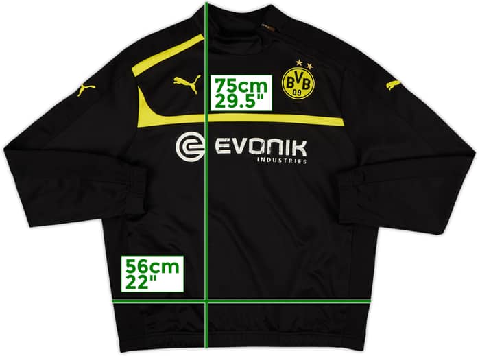2013-14 Borussia Dortmund Puma Sweat Top - 7/10 - (L)