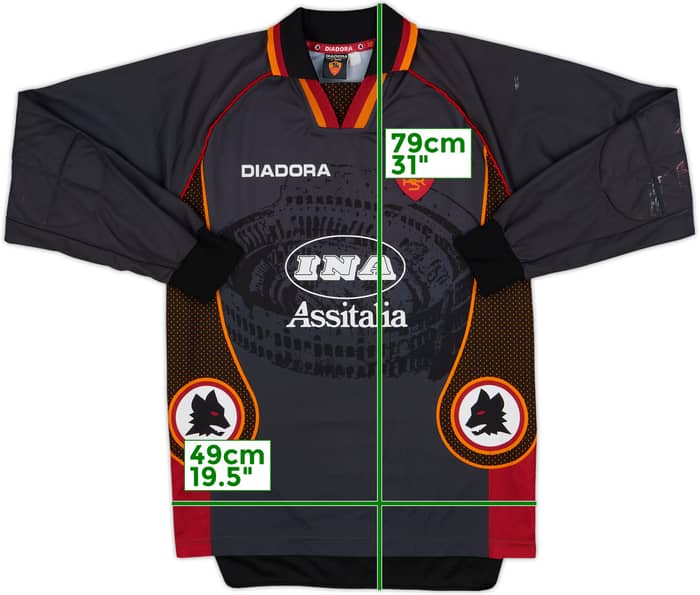 1997-98 Roma GK Shirt - 6/10 - (S)