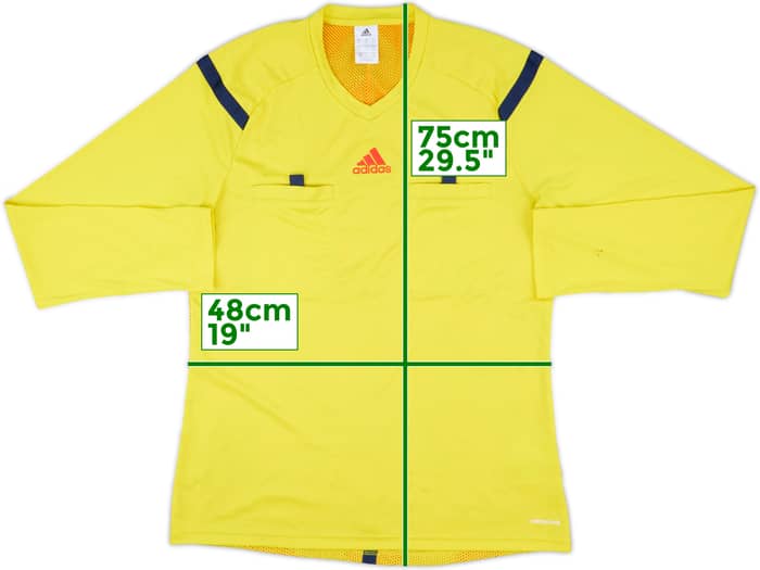 2014-15 adidas Referee L/S Shirt - 7/10 - (L)