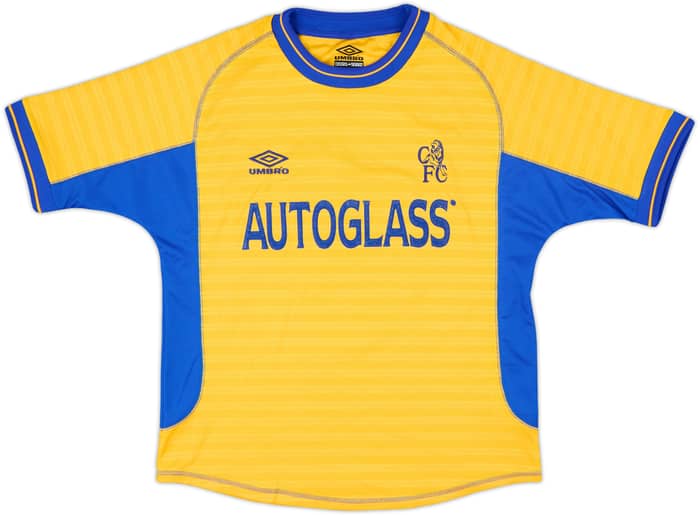 2000-01 Chelsea Away Shirt Babayaro #3 - 9/10 - (Y)