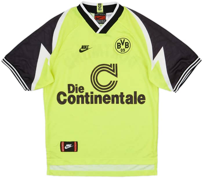 1995-96 Borussia Dortmund Home Shirt - 7/10 - (XS)