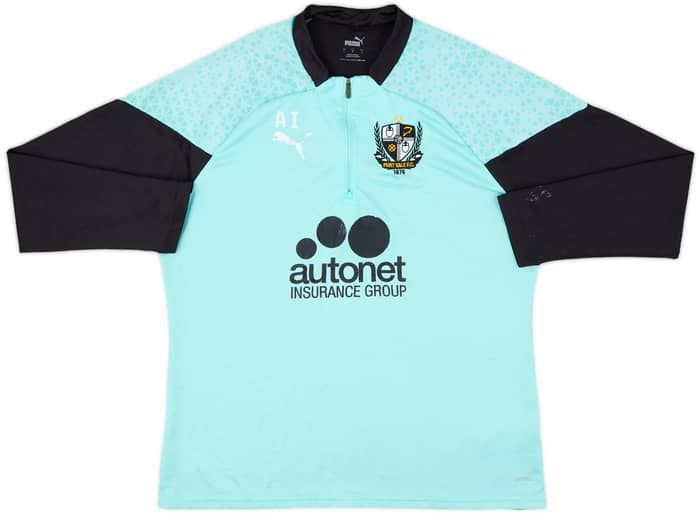 2022-23 Port Vale Staff Issue 1/4 Zip Training Top AI - 6/10 - (L)