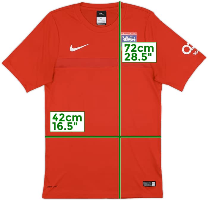 2016 England 'Colleges FA' Nike Training Shirt - 8/10 - (S)