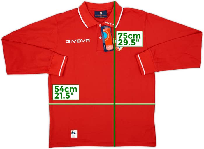 2013-14 AC Mantova Givova Polo L/S Shirt (L)