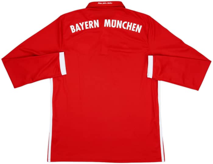 2016-17 Bayern Munich Home L/S Shirt - 10/10 - (M)