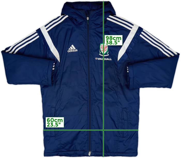 2013-15 Wales adidas Padded Bench Coat - 5/10 - (M)