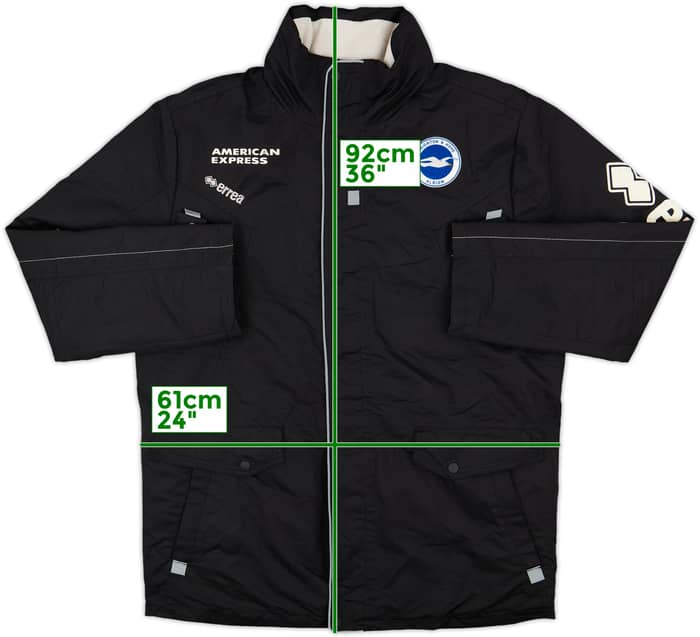 2014-15 Brighton Errea Padded Bench Coat - 8/10 - (L)