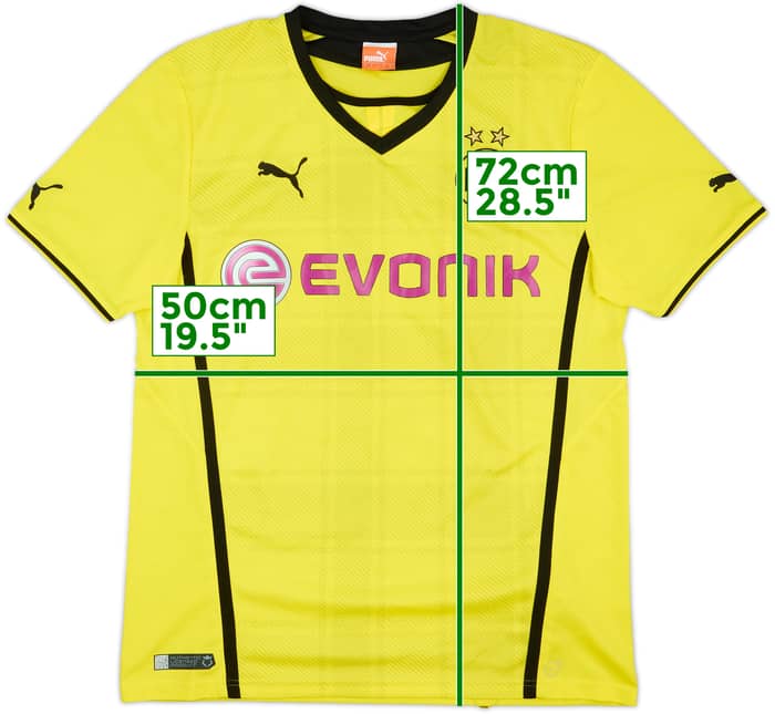 2013-14 Borussia Dortmund Home Shirt - 8/10 - (L)