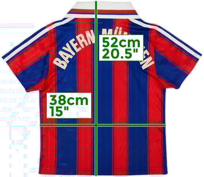 1995-97 Bayern Munich Home Shirt - 8/10 - (S.Boys)