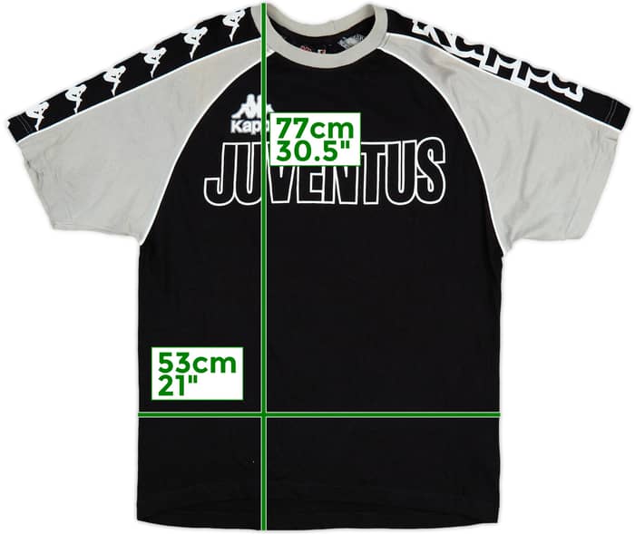 1997-98 Juventus Kappa Cotton Tee - 8/10 - (L)
