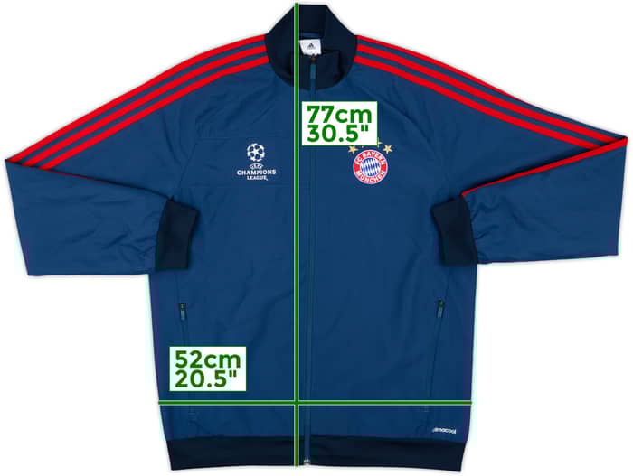 2013-14 Bayern Munich adidas CL Track Jacket - 8/10 - (M)