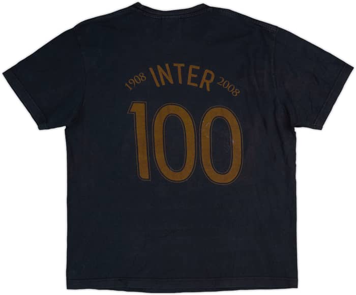 2008-09 Inter Milan Nike 100 Anniversary Cotton Tee - 5/10 - (L)