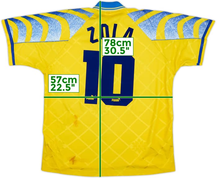 1995-96 Parma Third Shirt Zola #10 - 6/10 - (L)