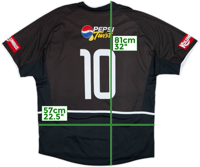 2003 Corinthians Away Shirt #10 - 8/10 - (XL)