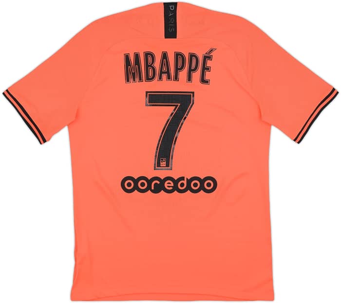 2019-20 Paris Saint-Germain Authentic Away Shirt Mbappe #7 - 10/10 - (M)