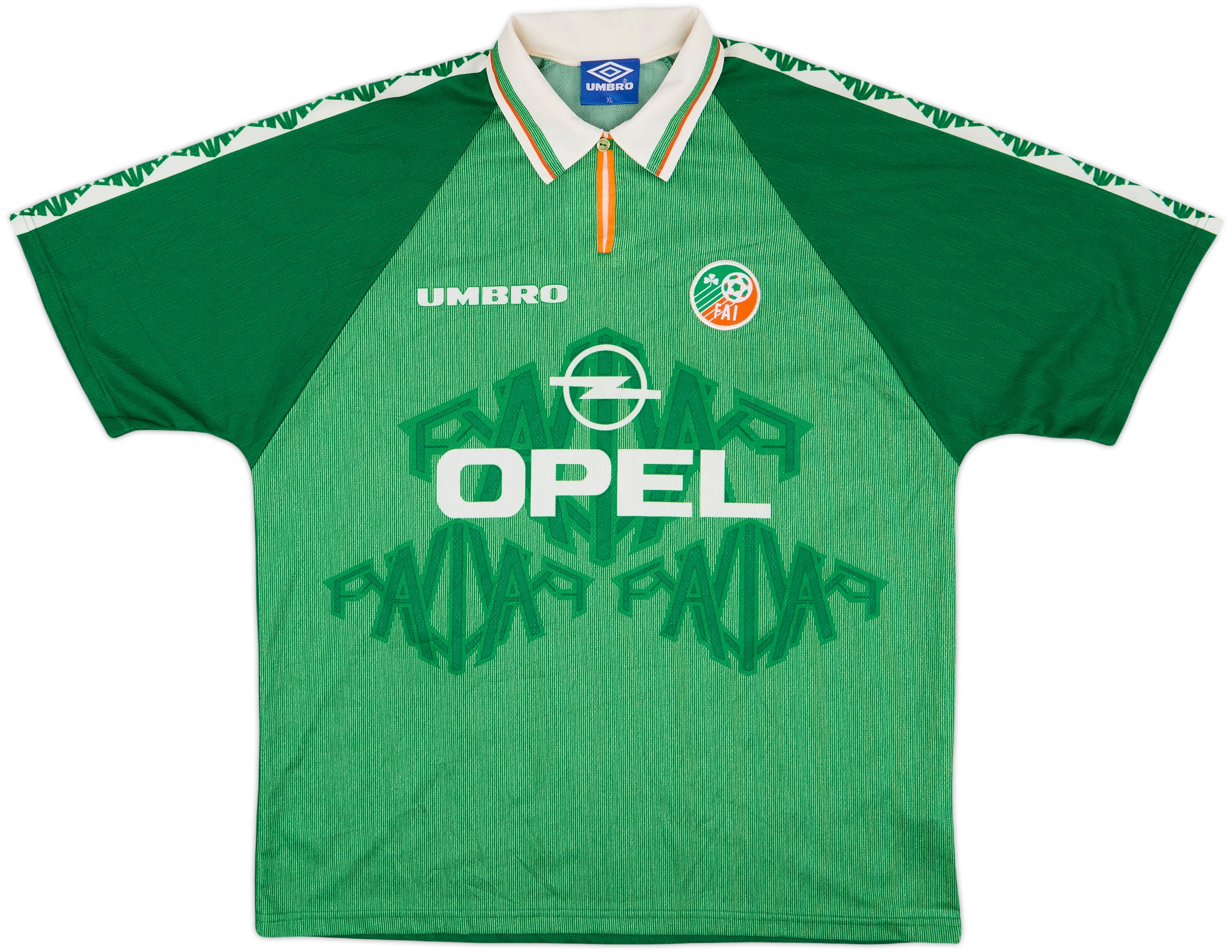 1996-98 Ireland Home Shirt Keane #6 - 10/10 - (XL)