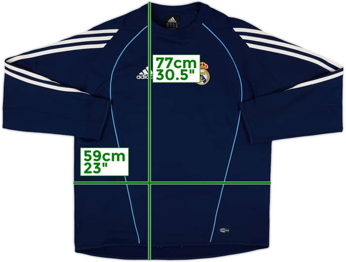 2005-06 Real Madrid adidas Sweat Top - 8/10 - (M/L)