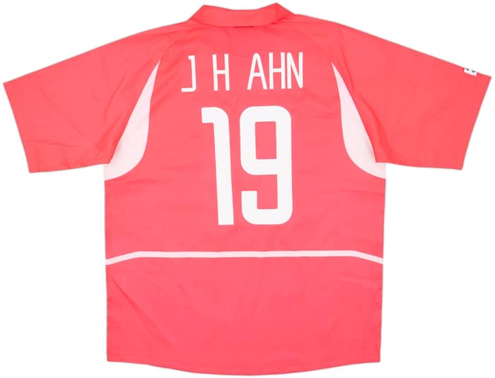 2002-03 South Korea Home Shirt J.H.Ahn #19 - 8/10 - (XL)